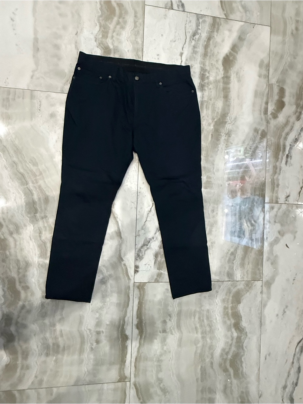 Brooks Brothers Men's Slim Straight Black Jeans